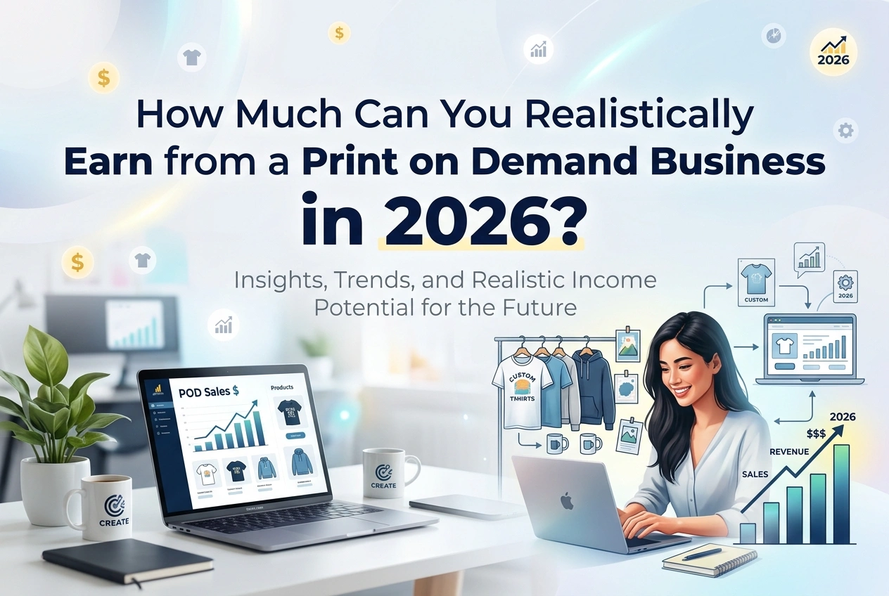 How Much Can You Realistically Earn from a Print on Demand Business in 2026?