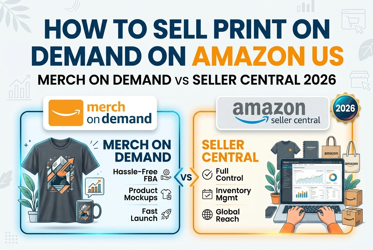 How to Sell Print on Demand on Amazon US: Merch on Demand vs Seller Central 2026